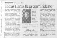 Tomás Harris llega con "Tridente".