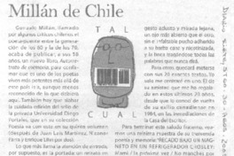 Millán de Chile.