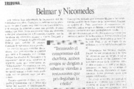Belmar y Nicomedes.