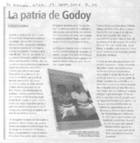 La Patria de Godoy.