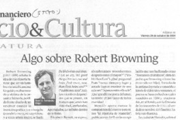 Algo sobre Robert Browning