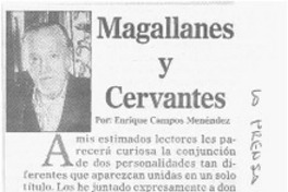 Magallanes y Cervantes.