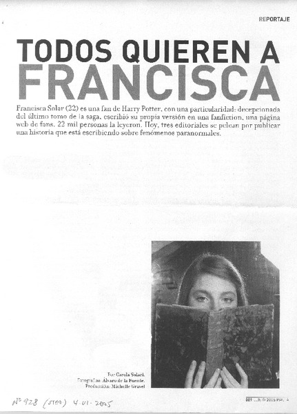 Todos quieren a Francisca