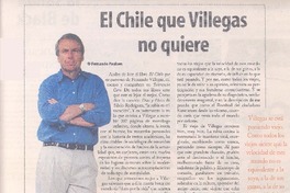 El Chile que Villegas no quiere