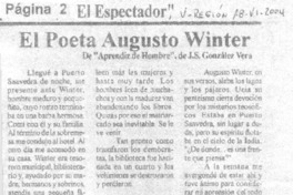 El Poeta Augusto Winter.