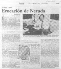 Evocación de Neruda.