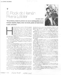 El Rock de Hernán Rivera Letelier.