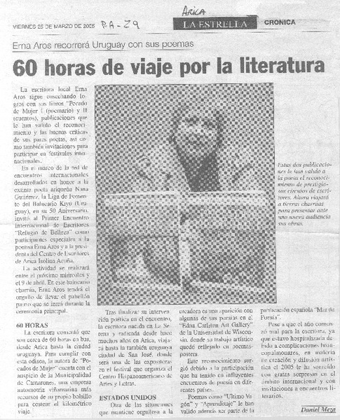 60 horas de viaje por la literatura.