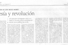 Poesía y revolución.