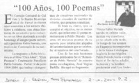 100 años, 100 poemas