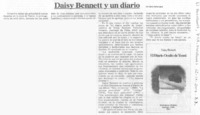 Daisy Bennett y un diario