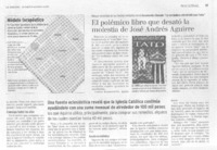 El Polémico libro que desató la molestia de José Andrés Aguirre.