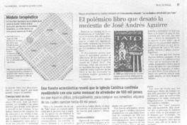 El Polémico libro que desató la molestia de José Andrés Aguirre.