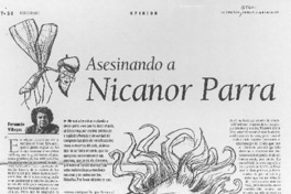 Asesinando a Nicanor Parra