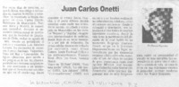 Juan Carlos Onetti.