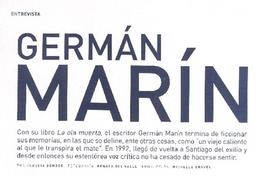 Germán Marín [entrevista]