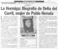 La Hormiga: biografía de Delia del Carril, mujer de Pablo Neruda