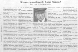 ¿Recuerdas a Gonzalo Rojas Pizarro?