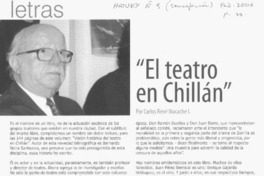 "El teatro en Chillán"