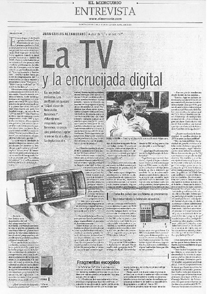 La TV y la encrucijada digital [entrevista]