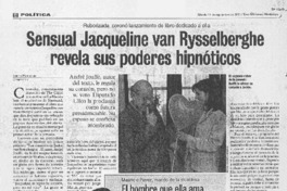 Sensual Jacqueline van Rysselberghe revela sus poderes hipnóticos