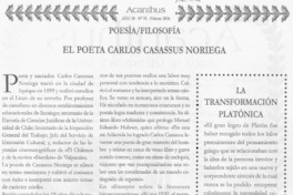 El poeta Carlos Casassus Noriaga