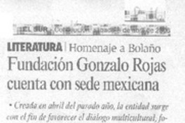 Fundación Gonzalo Rojas cuenta con sede mexicana