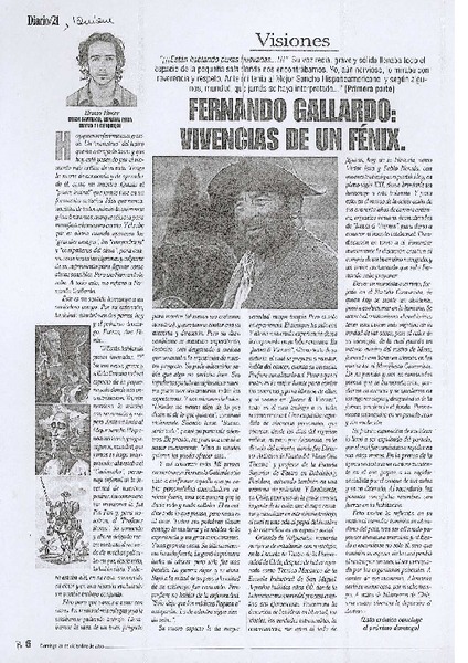 Fernando Gallardo: vivencias de un fénix
