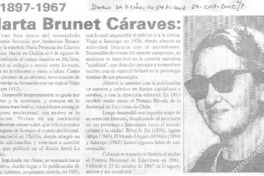 Marta Brunet Cáraves 1897-2967