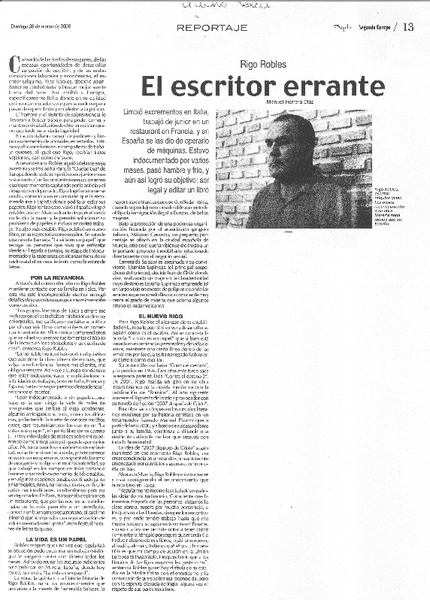 el escritor errante