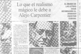 Loque el realismo mágico le debe a Alejo Carpentier