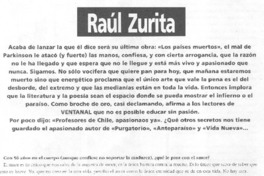 Raúl Zurita [entrevista]