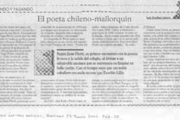 El poeta chileno-mallorquín