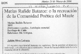 Matías Rafidee Batarce