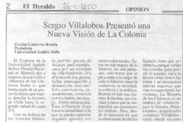 Sergio Villalobos presentó una nueva visión de La Colonia