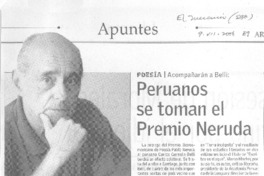 Peruanos se toman el Premio Neruda