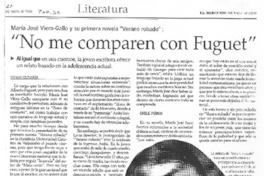 No me comparen con Fuguet"