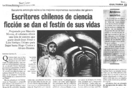 Escritores chilenos de ciencia ficción se dan el festín de sus vidas