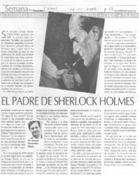 El padre de Sherlock Holmes