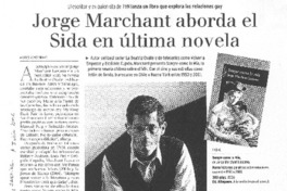 Jorge Marchant aborda el Sida en última novela