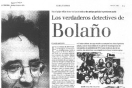 Los verdaderos detectives de Bolaño