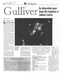 Gulliver, la obsesión que trae de regreso a Jaime Lorca