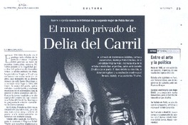 El mundo privado de Delia del Carril