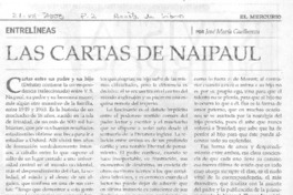 Las cartas de Naipaul