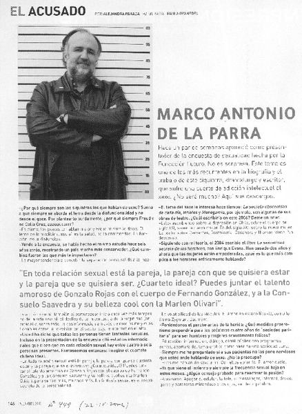 Marco Antonio de la Parra [entrevista]