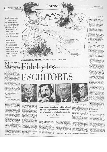 Fidel y los escritores