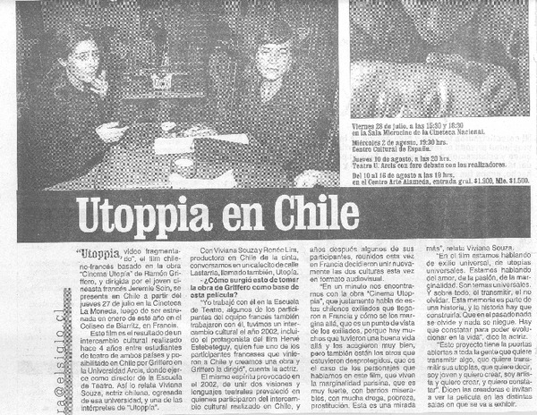 Uttopia en Chile