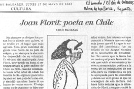 Joan Florit: poeta en Chile