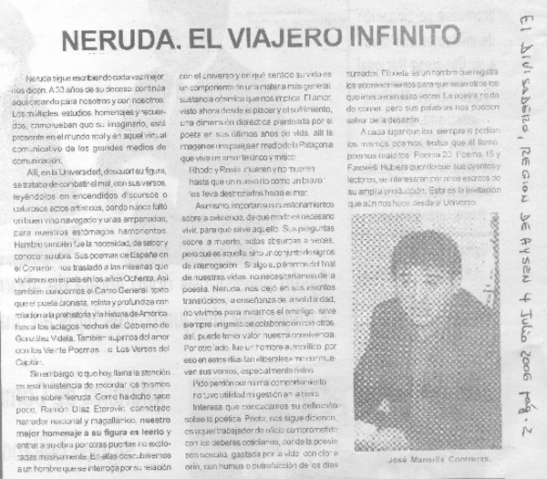 Neruda, el viajero infinito
