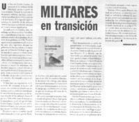 Militares en transición